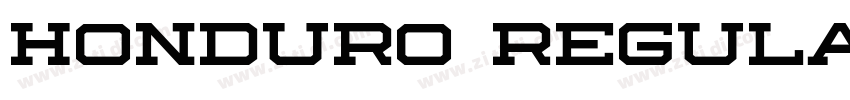 Honduro Regular字体转换 Honduro Regular字体转换